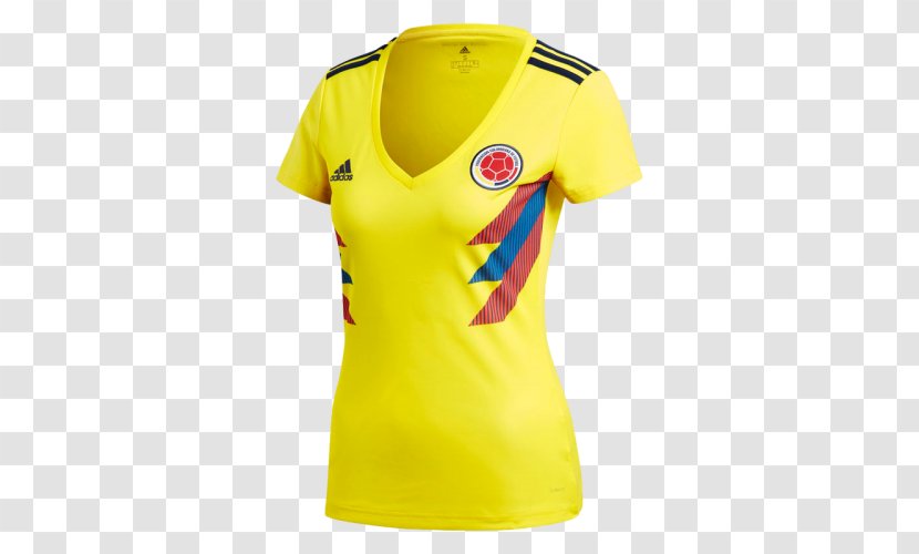 2018 FIFA World Cup Colombia National Football Team Jersey Adidas Transparent PNG