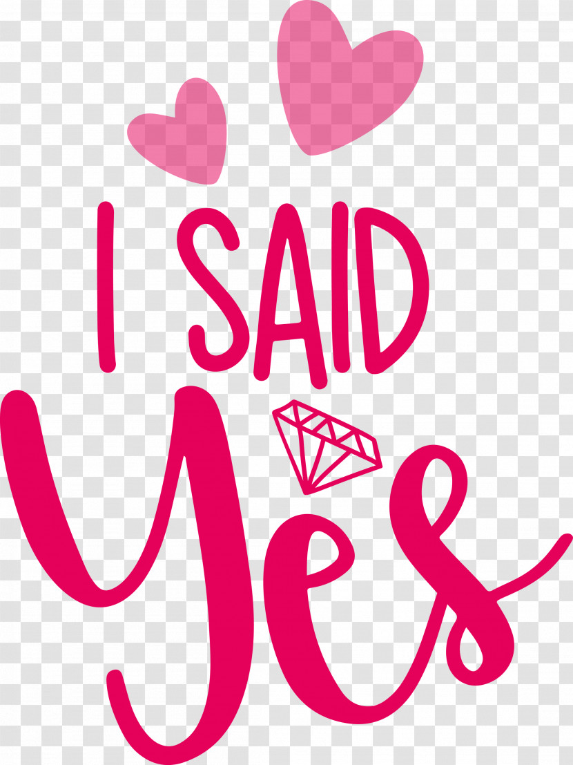 I Said Yes She Said Yes Wedding Transparent PNG