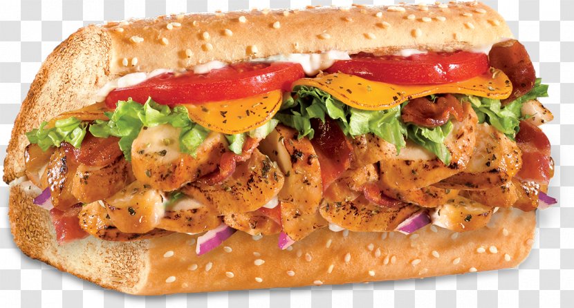 Submarine Sandwich Chicken Quiznos Meat - Finger Food - Mushroom Transparent PNG