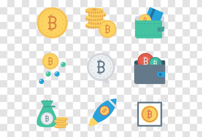 Cryptocurrency Blockchain Clip Art - Bitcoin Transparent PNG