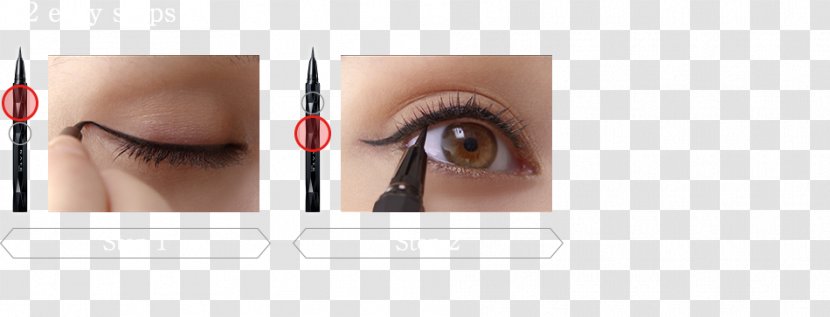 Eye Liner Shadow Make-up Mascara - Silhouette Transparent PNG