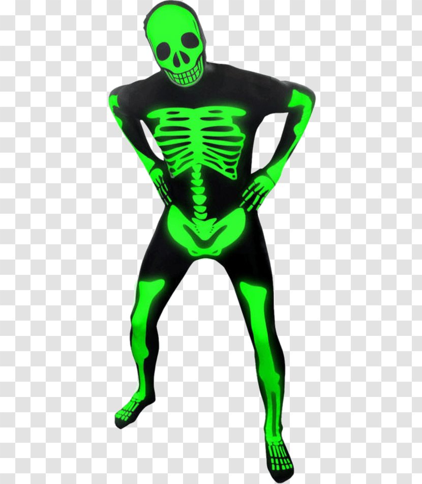 Morphsuits Halloween Costume Party Clothing - Tuxedo - Skeleton Suit Transparent PNG