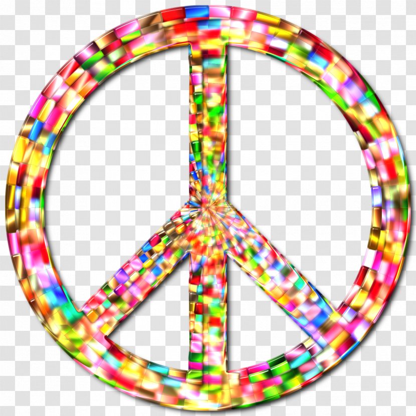 Peace Symbols Sign Flag - Art - Zigzag Circle Transparent PNG