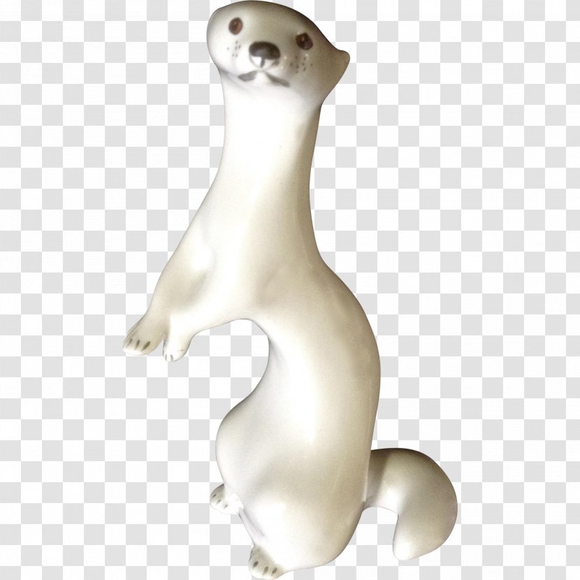 Stoat Ferret Figurine Imperial Porcelain - Mustelidae Transparent PNG