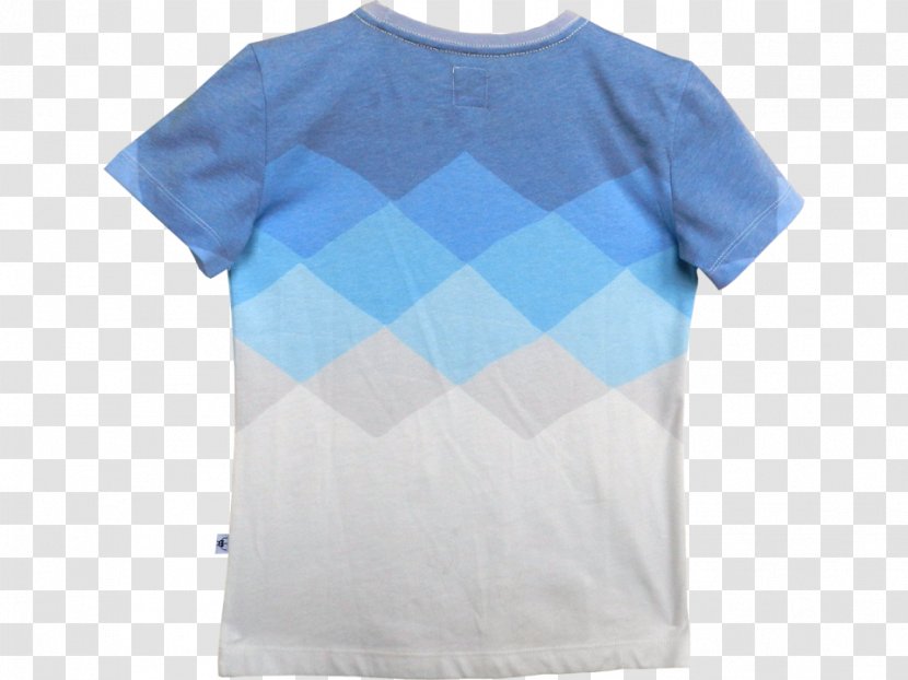 T-shirt Sleeve Neck Outerwear - Shirt - Snow White Blue Transparent PNG