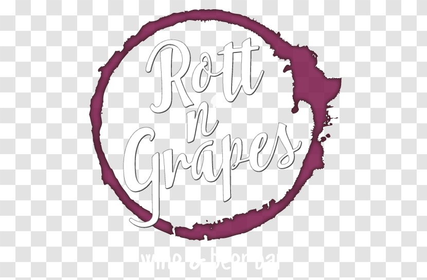 Rott N' Grapes Wine & Beer Bar Pinot Noir Gris - Montepulciano - Tempting Logo Transparent PNG