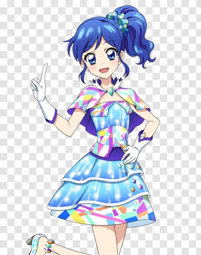 Aoi Kiriya Aikatsu! Rendering - Watercolor - Aikatsu New Transparent PNG