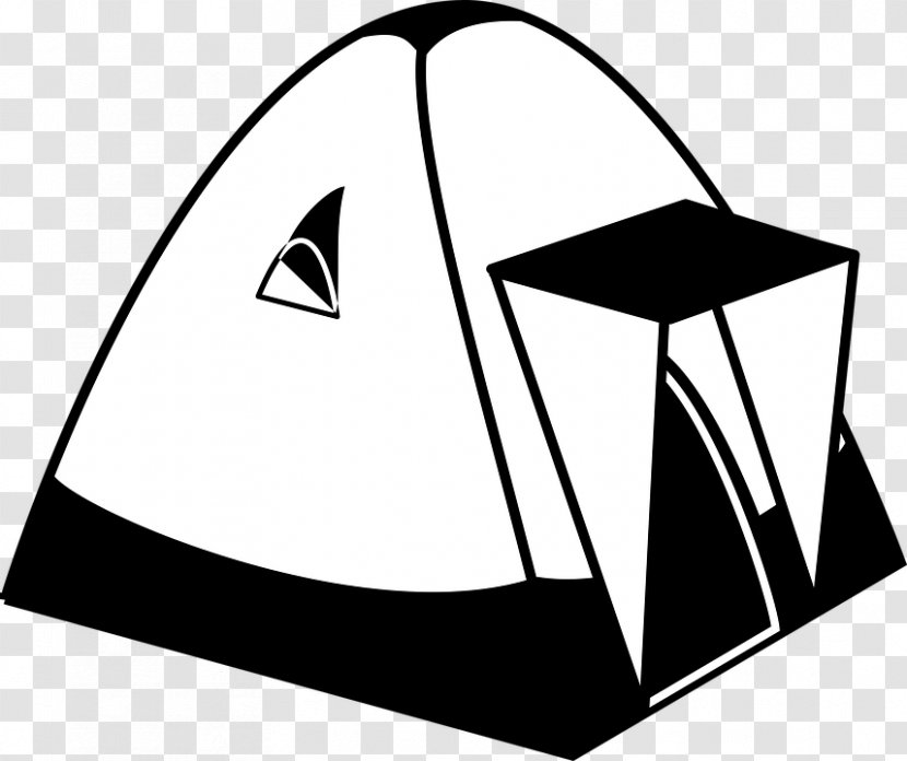 Tent Camping Campsite Clip Art - White - Dome Transparent PNG