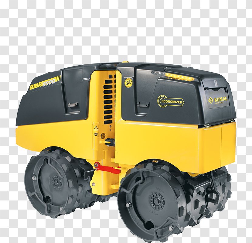 Caterpillar Inc. Compactor BOMAG Road Roller Machine - Inc Transparent PNG