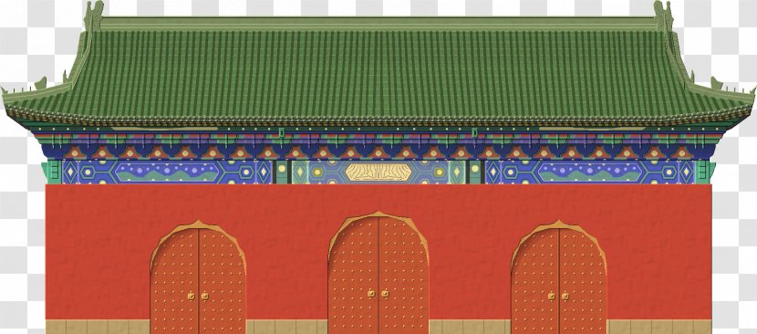 China House DeviantArt Chinese Temple - Rectangle Transparent PNG