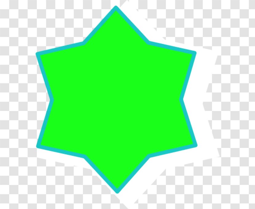 Green Leaf Area Clip Art - Light Star Cliparts Transparent PNG