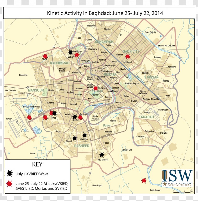 Battle Of Baghdad Ramadi Google Maps - Map Transparent PNG