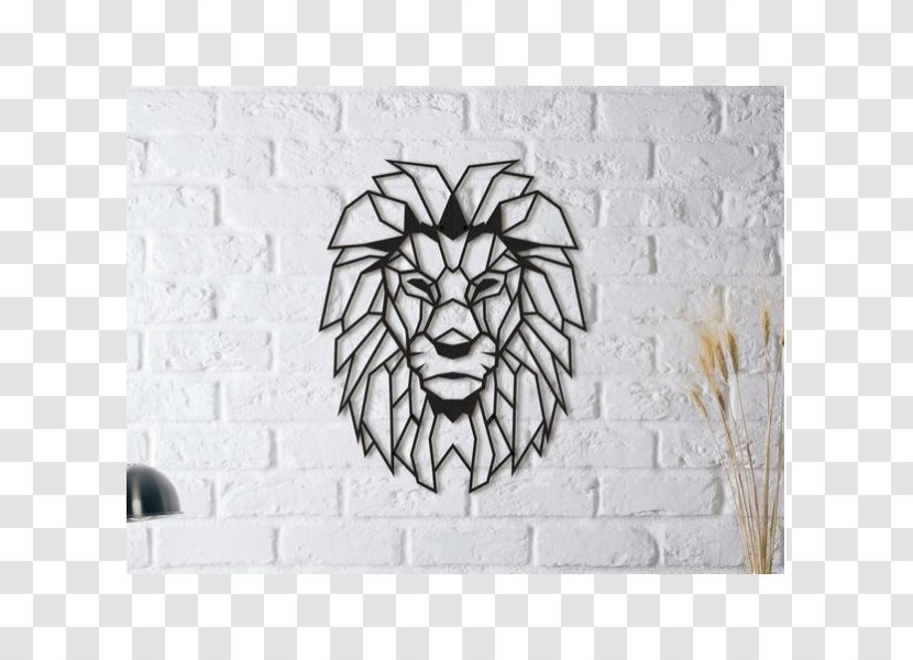 Lion Wall Decal Metal Transparent PNG
