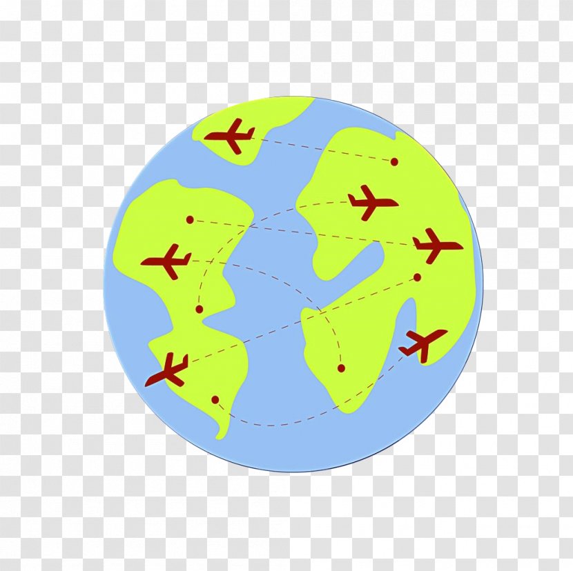 Travel Clip Art - Airway - Flat Global Airline Transparent PNG