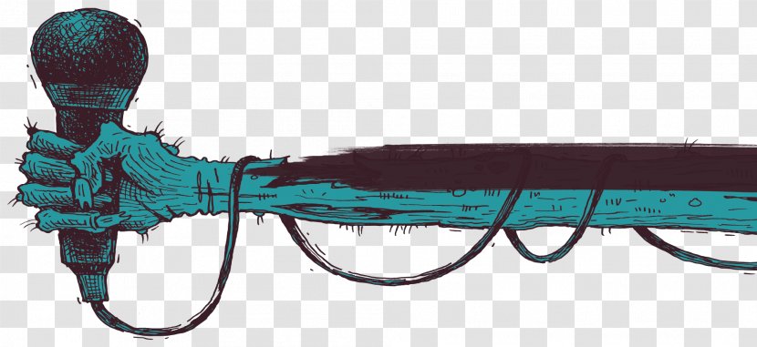 Teal Turquoise Weapon Microsoft Azure - FOOTER Transparent PNG