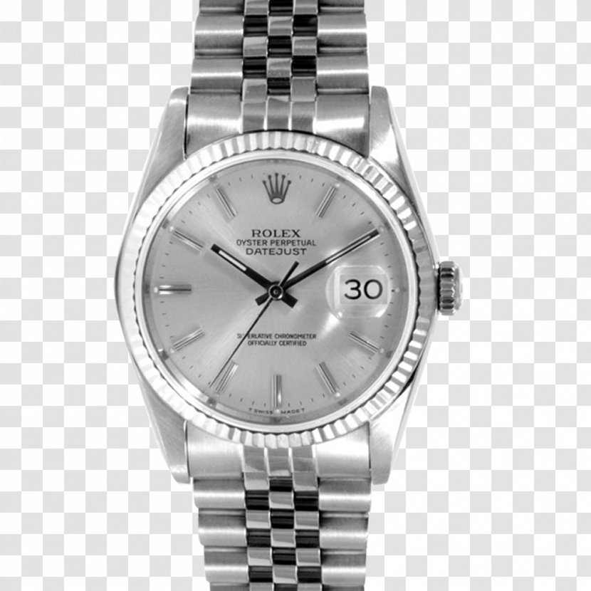 Rolex Datejust Silver Automatic Watch - Platinum - Jubille Celebration Transparent PNG