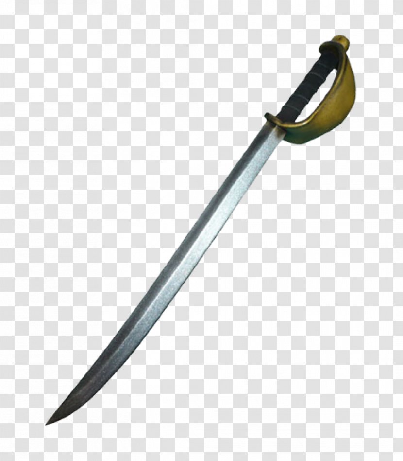 Cutlass Small Sword Weapon Pirate Transparent PNG