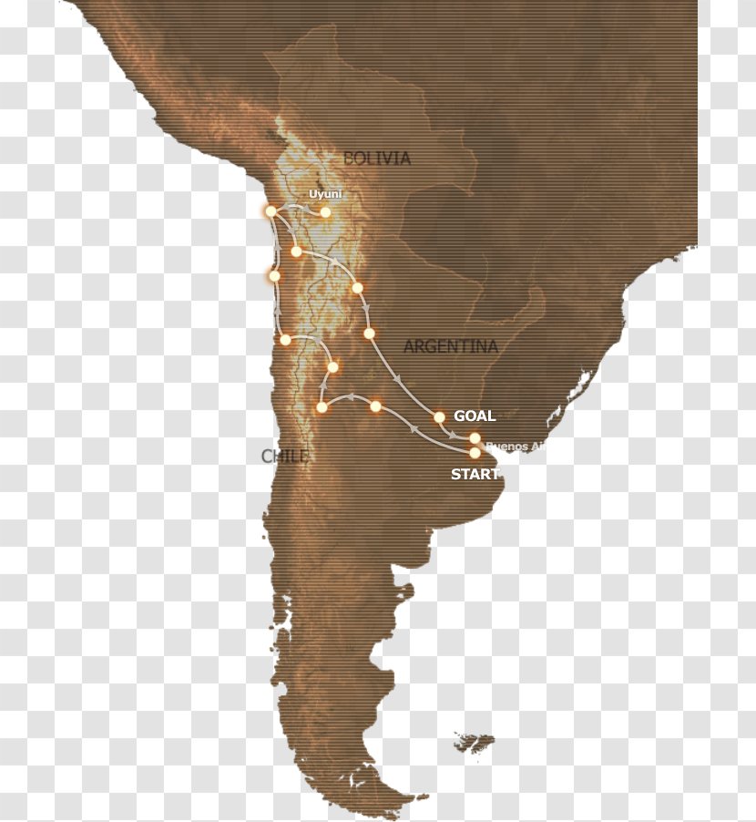 South America Latin Blank Map - Senegal Transparent PNG