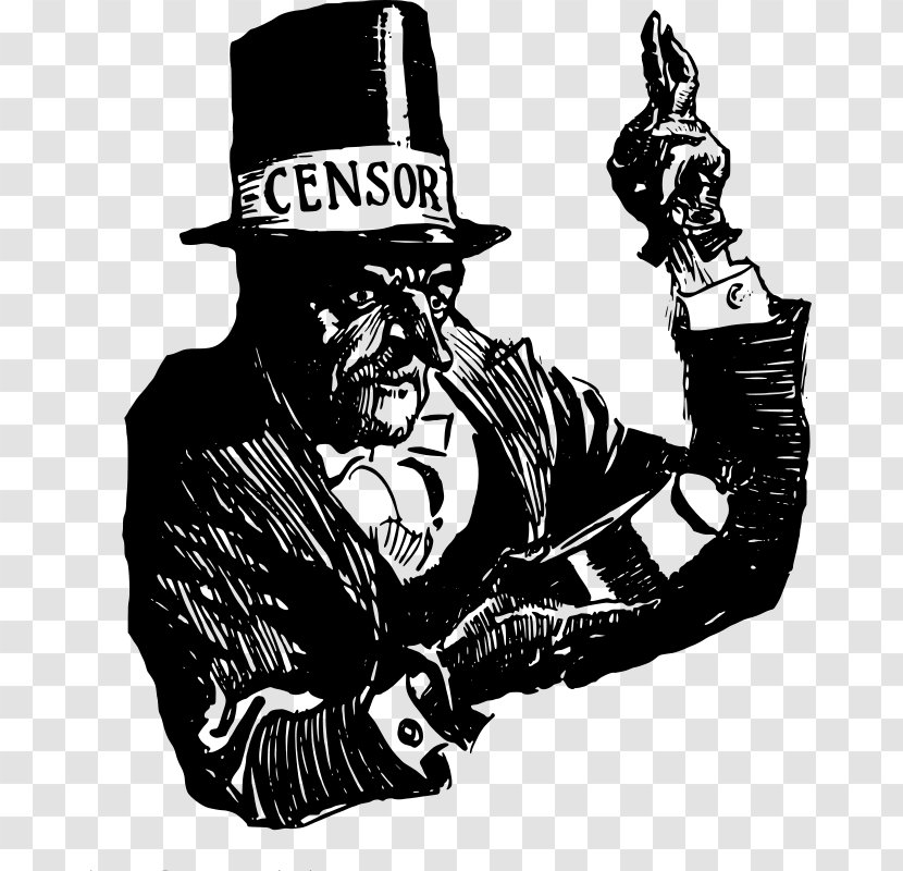 Censorship Art Clip - Cartoon Transparent PNG