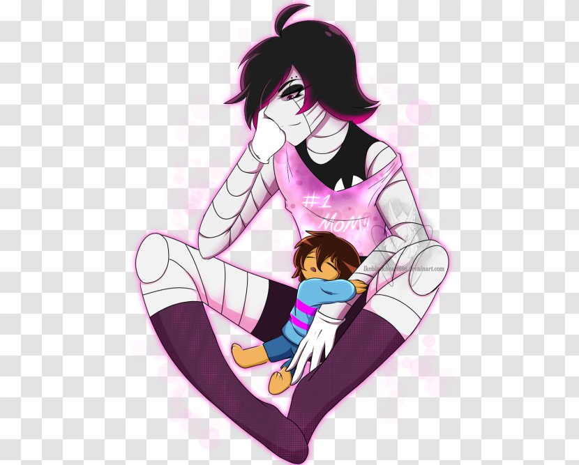 Undertale Digital Art Fan - Silhouette - Pink Robots Transparent PNG