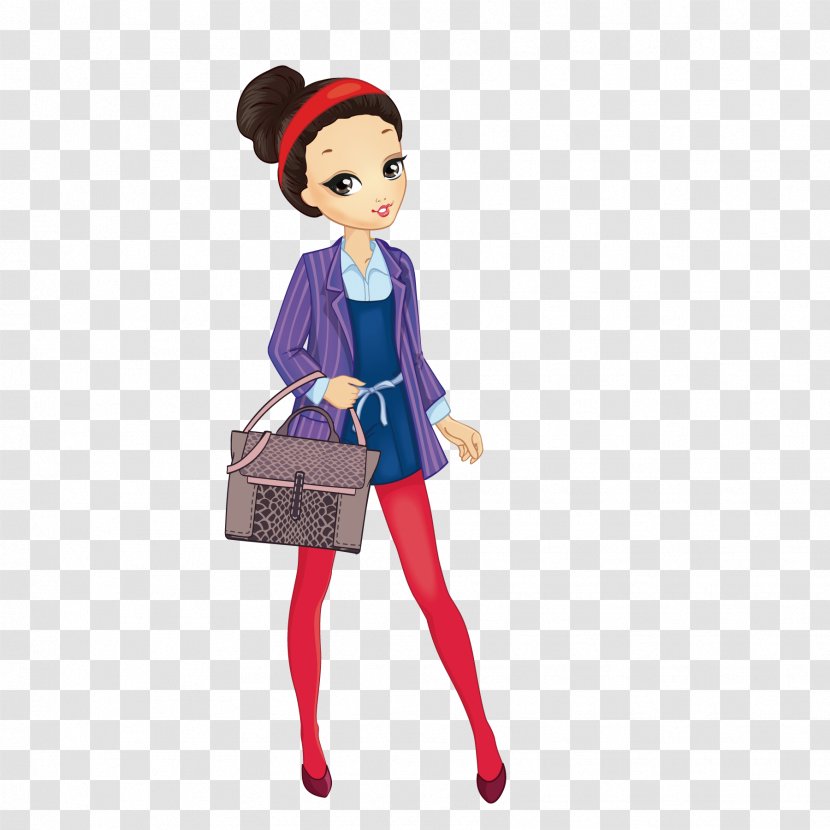 Woman Fashion Illustration - Silhouette - Urban Women Transparent PNG