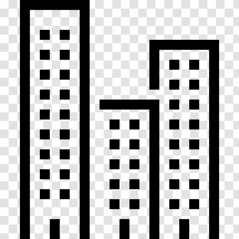 Apartment Business Corporation Clip Art - Monochrome Transparent PNG