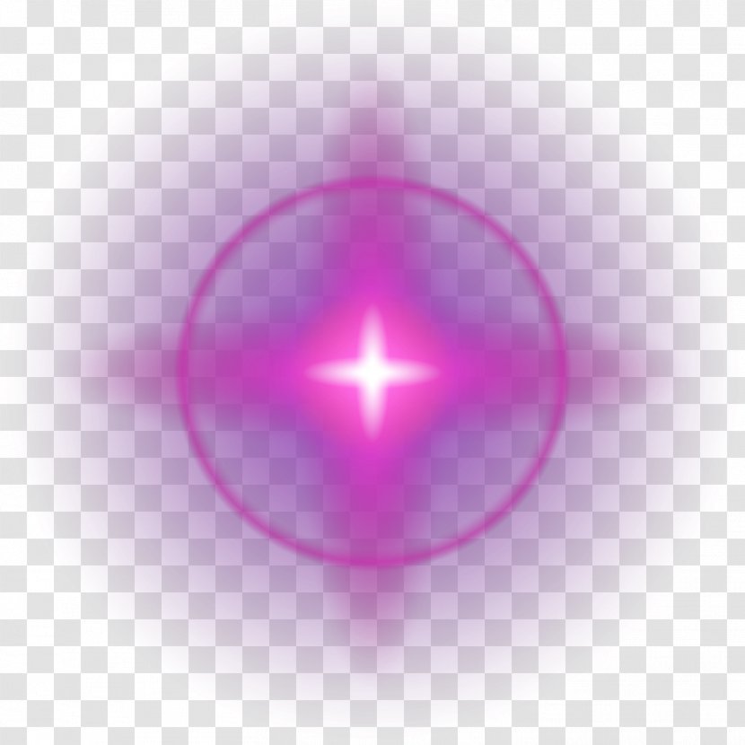 Symbol Circle Computer Pattern - Purple Vector Halo Material Transparent PNG
