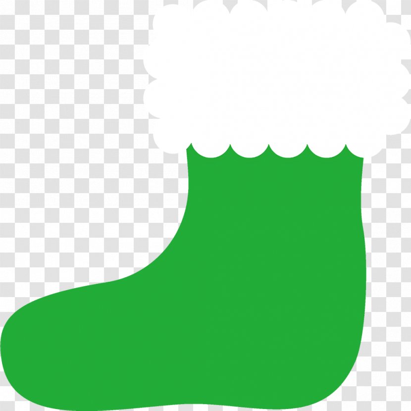 Christmas Stocking Socks - Xmas - Logo Shoe Transparent PNG