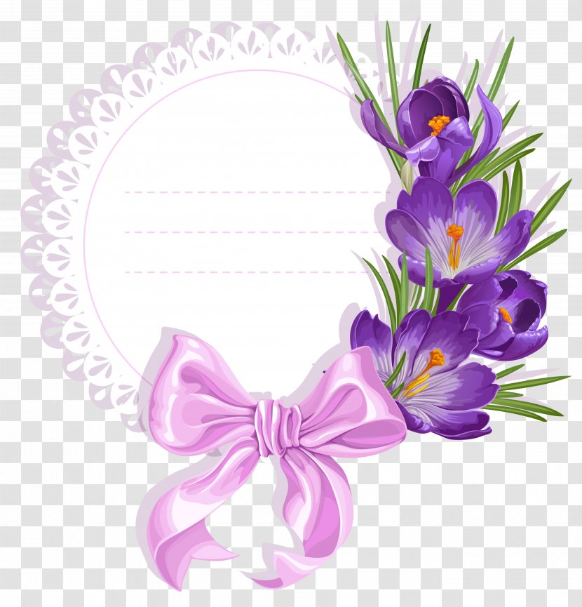 Flower Purple Clip Art - Flowering Plant Transparent PNG