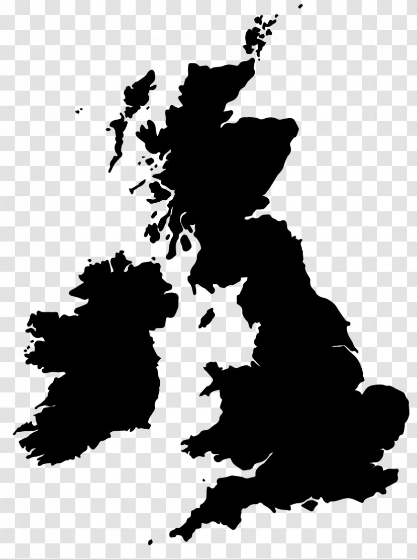 England British Isles Map Windflow Technology Limited Ireland - Monochrome Transparent PNG