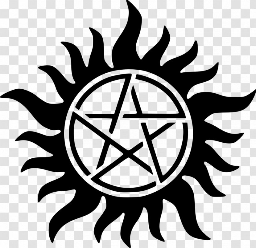 Drawing Sigil Logo Television Show - Supernatural - Demon Transparent PNG