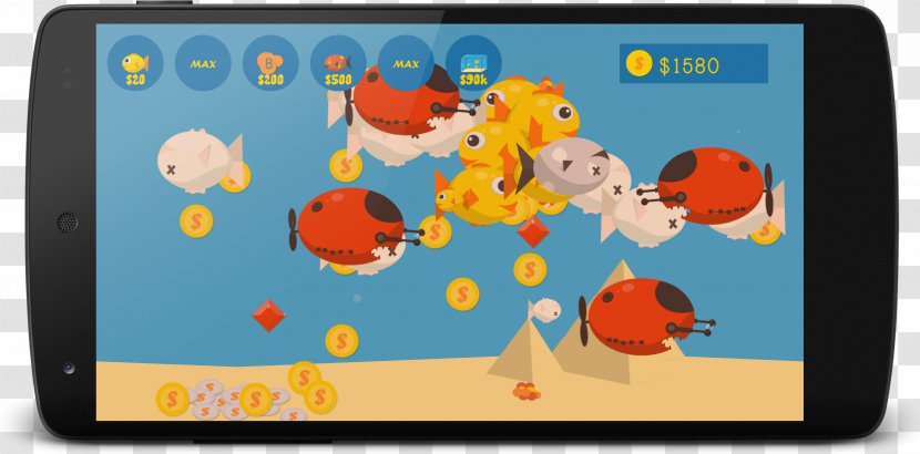 Fish Aquarium NeuronDigital Android Computer Monitors Display Device - Orange - Tank Transparent PNG