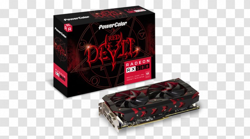 Graphics Cards & Video Adapters PowerColor GDDR5 SDRAM AMD Radeon 400 Series - Electronic Device - Doctor Who Desktop Sounds Transparent PNG