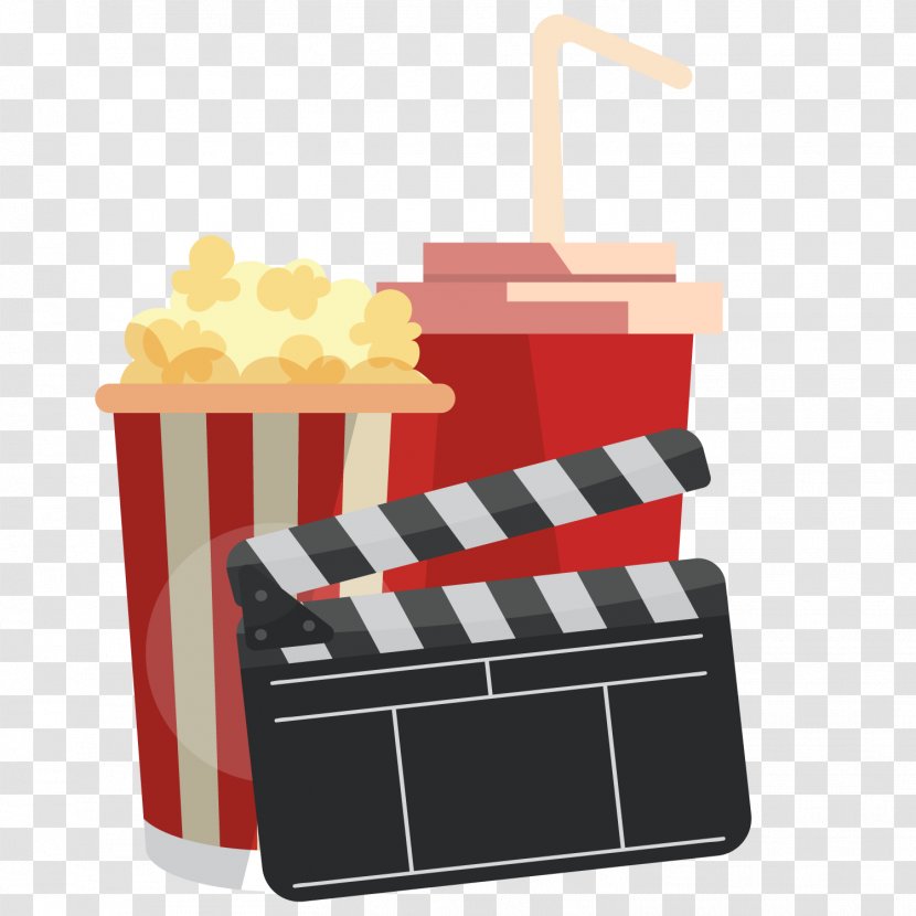 Popcorn Cinema - Film - Vector Transparent PNG