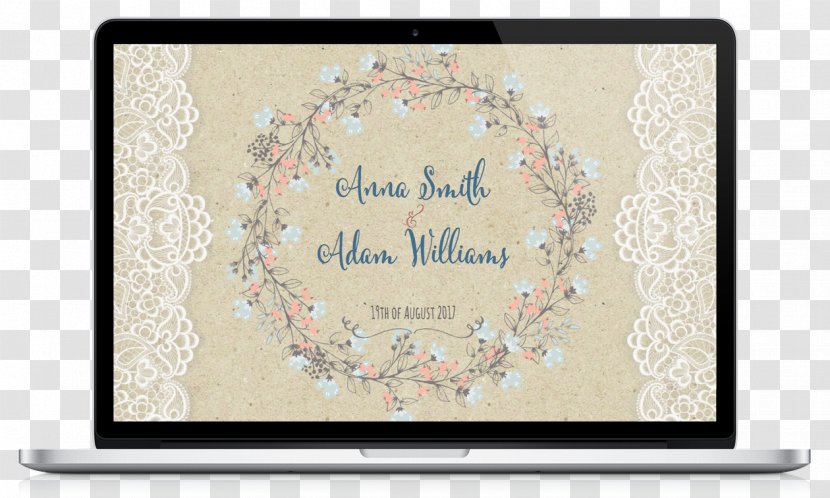 Wedding Invitation Personal Website Online - Web Template System Transparent PNG