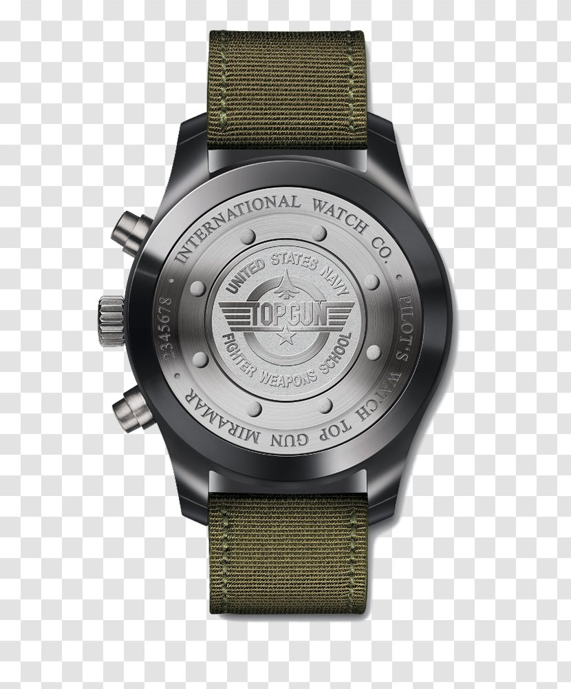 International Watch Company Chronograph Top Gun Automatic Transparent PNG