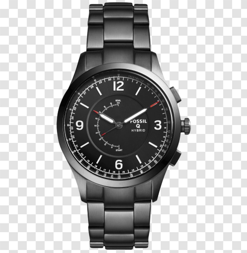 Watch Clock Fossil Herren Hybrid Q Activist Chronograph Group - Smartphone Watches Transparent PNG