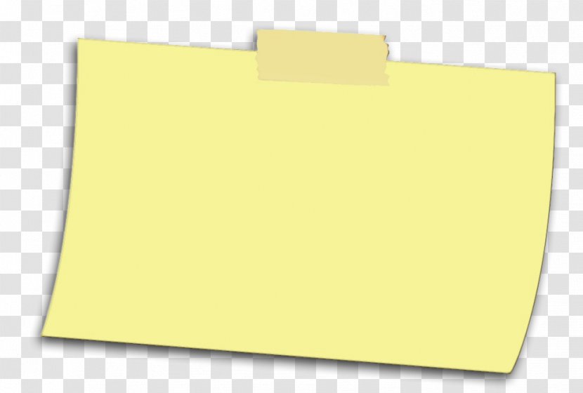 Watercolor Paper - Yellow - Folder Product Transparent PNG