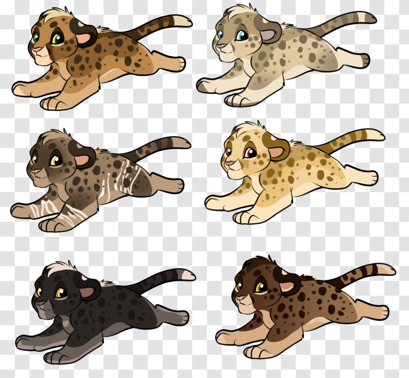 Cat Cheetah Lion Dog Mammal - Wildlife - King Cub Transparent PNG