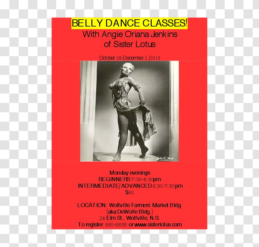 Flyer Brand Lili St. Cyr - Dance Poster Transparent PNG