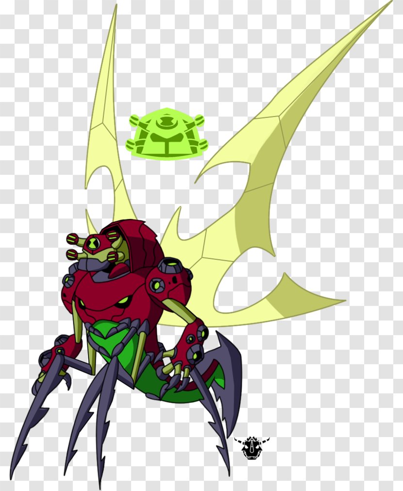 Four Arms Stinkfly Ben 10 Cartoon Network - Insect - Invertebrate Transparent PNG