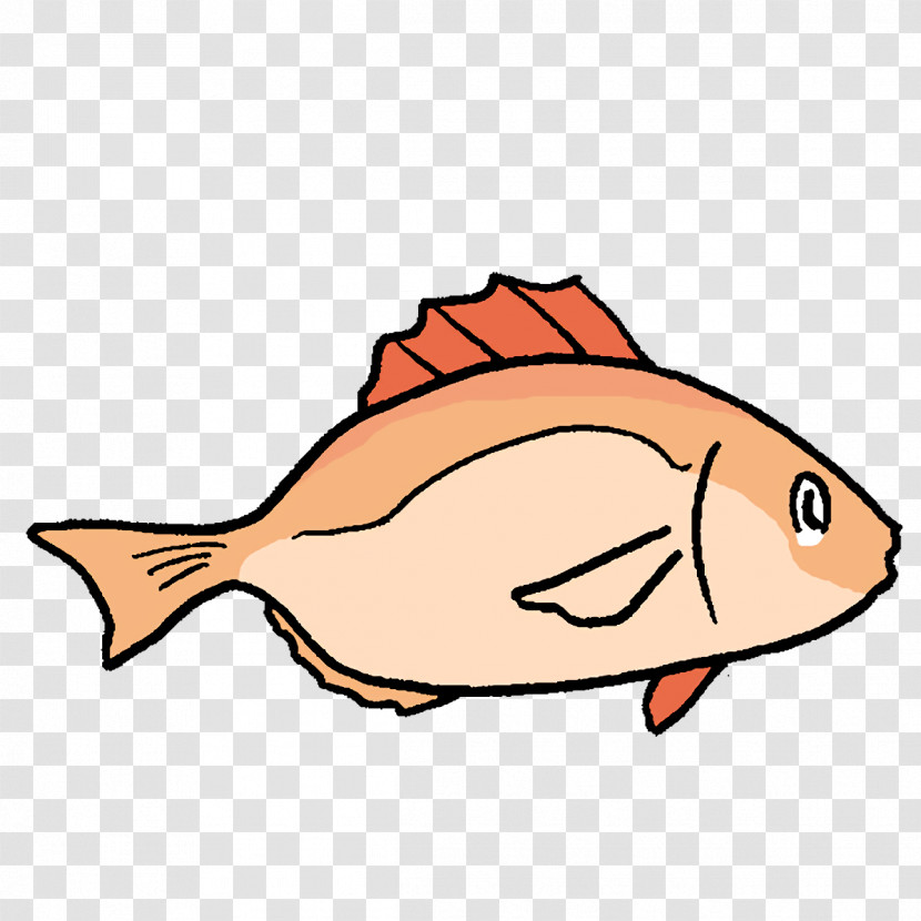 Cartoon Fish Products Fish Line Tail Transparent PNG
