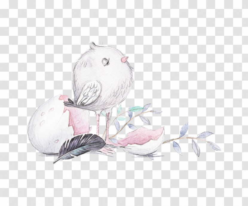 Stork Bird Plant Drawing Transparent PNG