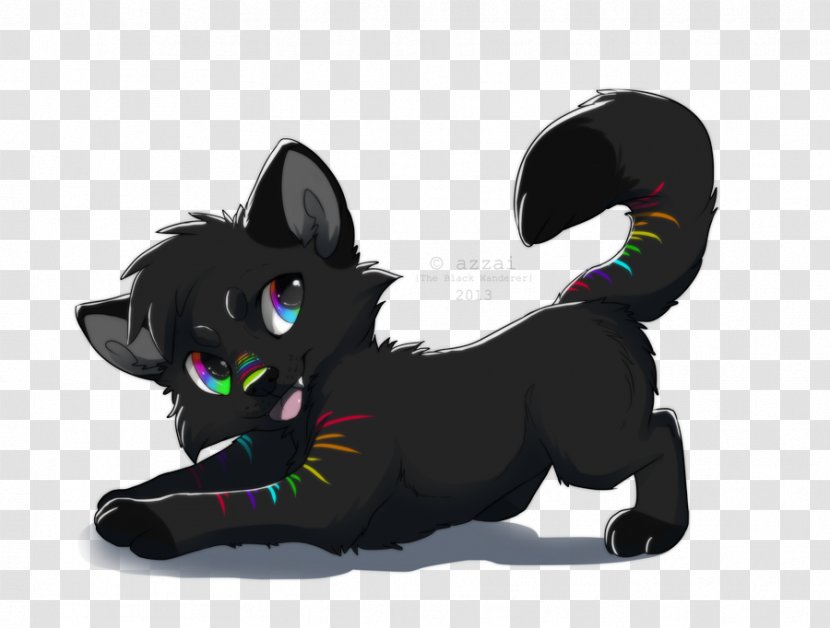 Kitten Black Cat Burmese Whiskers Persian - Mammal Transparent PNG
