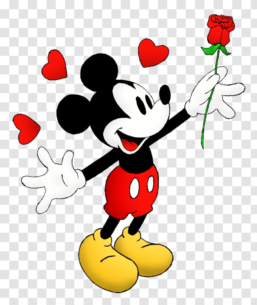 Mickey Mouse Minnie Donald Duck Clip Art - Flower Transparent PNG