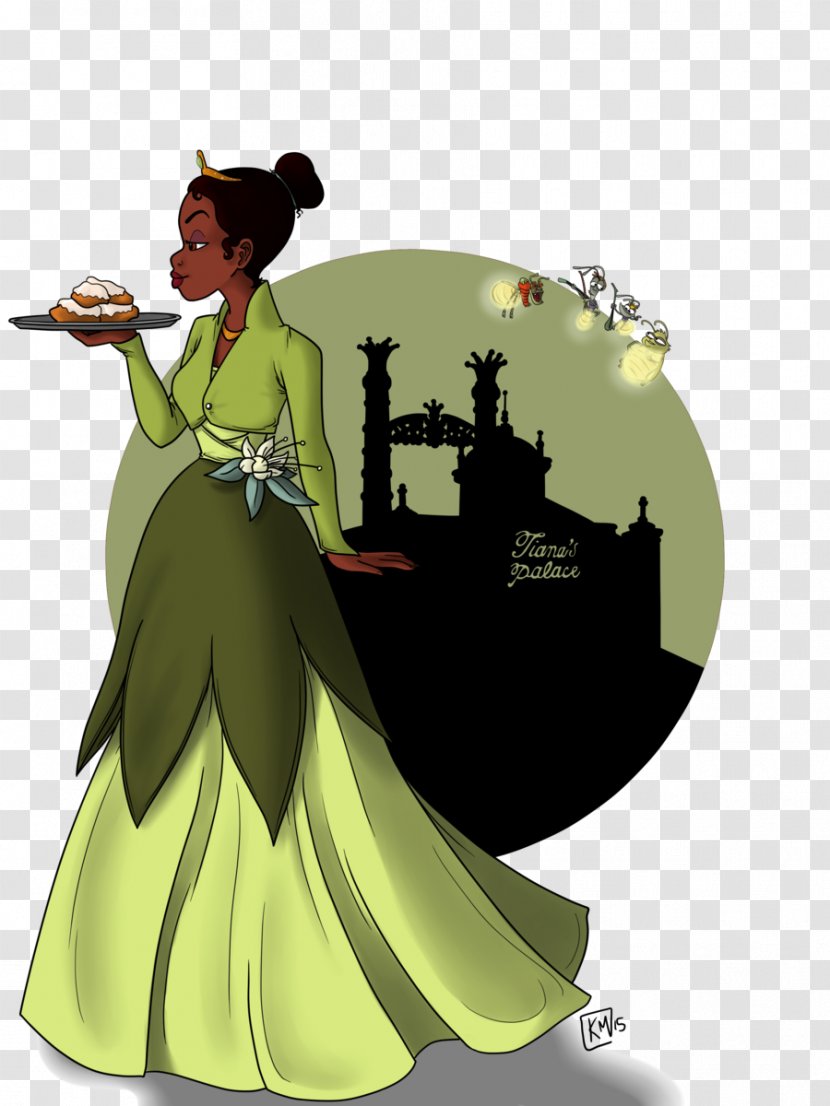 Tiana Walt Disney World Princess The Company - Green Transparent PNG