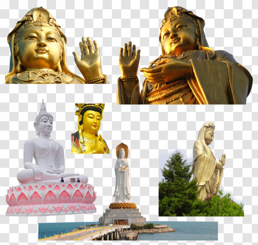 Classical Sculpture Statue Monument Religion - Guanyin Transparent PNG