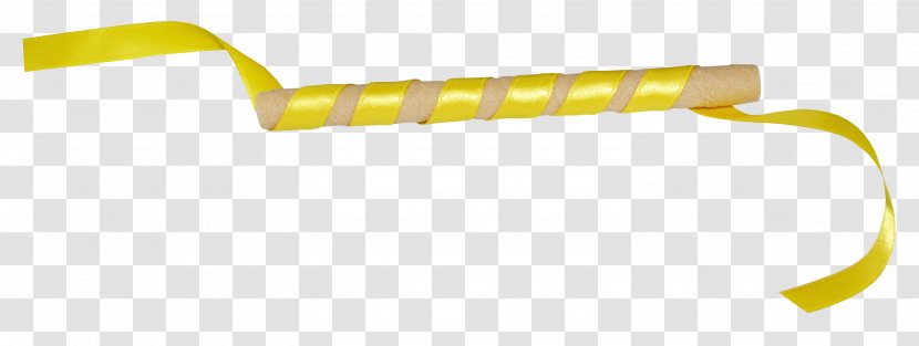 Yellow Angle - Ribbon Transparent PNG