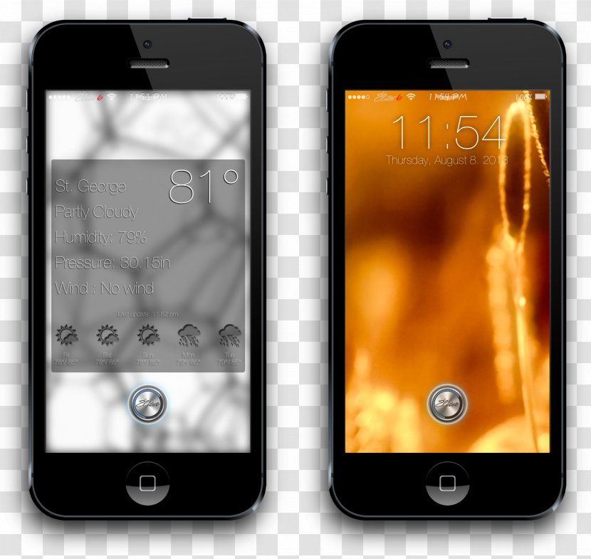 Smartphone Desktop Wallpaper Cydia Slide Show - Iphone Se - Lock Screen Transparent PNG
