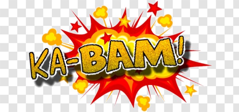 Cartoon Comics Comic Book - Logo - Bam Transparent PNG